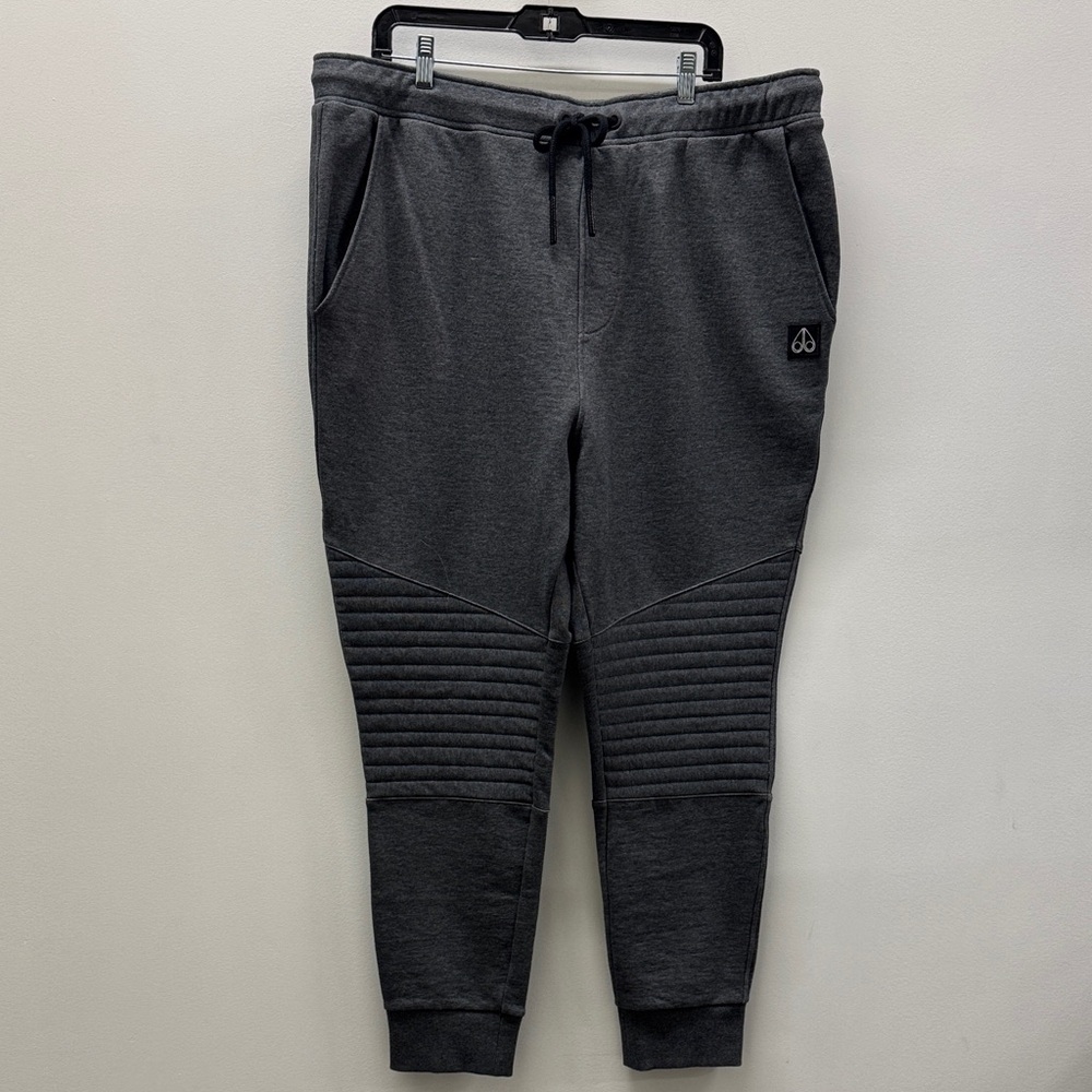NWT Grey Men's Moose Knuckles Foxtrap Jogger Pants Size XXL